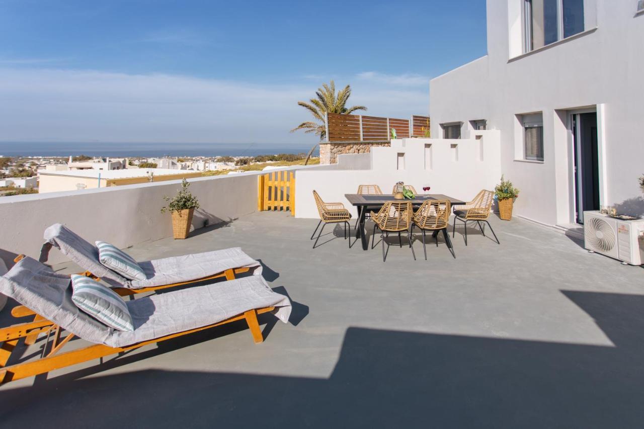 Amer Villa Santorini With Outdoor Hot Tub Vóthon Exteriér fotografie