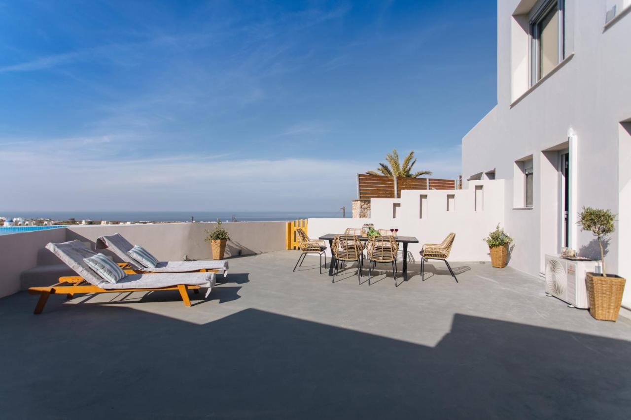 Amer Villa Santorini With Outdoor Hot Tub Vóthon Exteriér fotografie