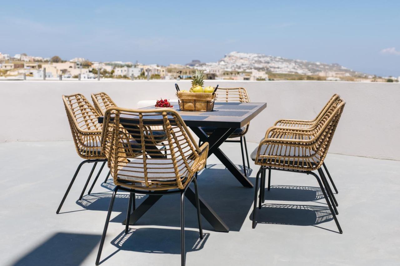 Amer Villa Santorini With Outdoor Hot Tub Vóthon Exteriér fotografie